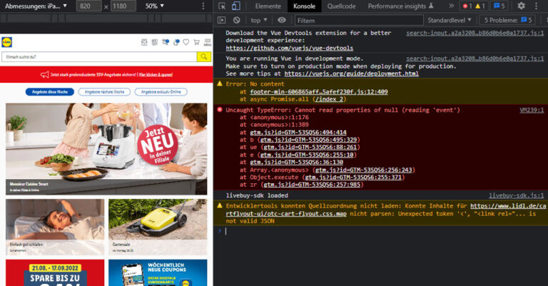 Programmierung mit vielen Fehlern